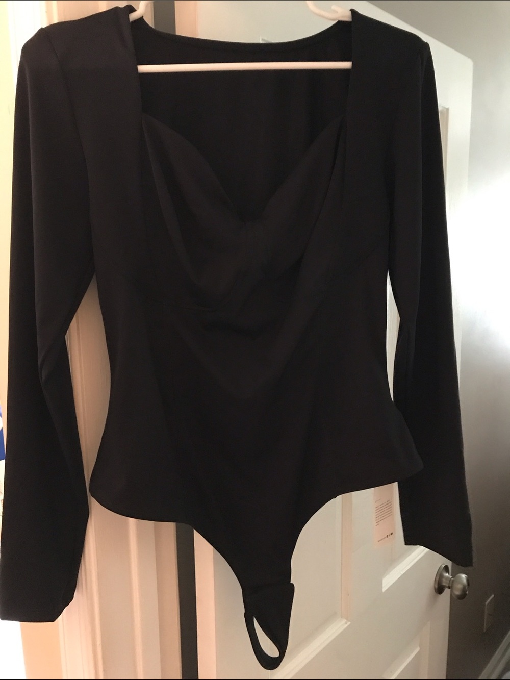 Feelingirl Long Sleeve Thong Bodysuit